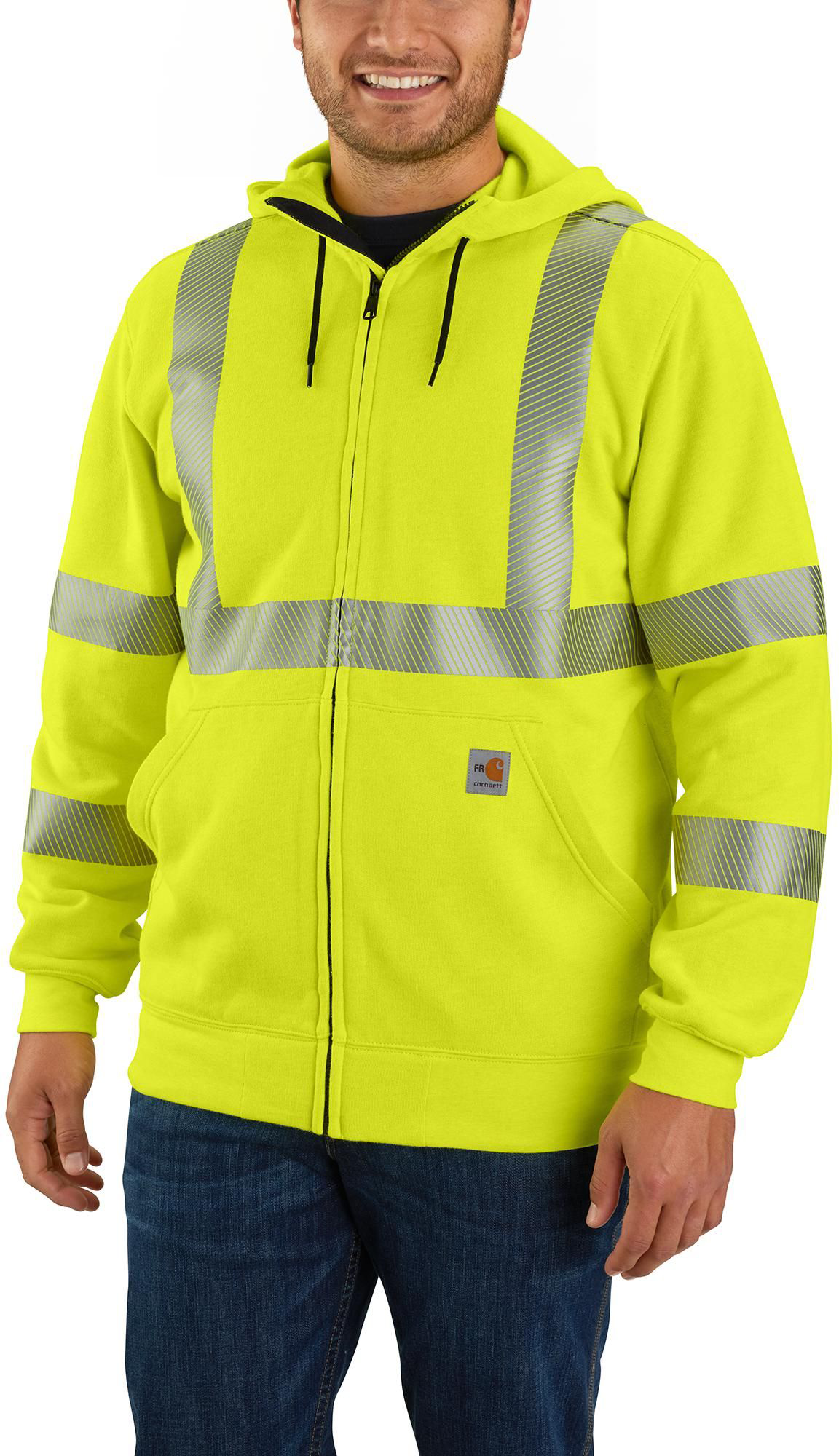 Carhartt Flame Resistant High-Visibility Force Loose Fit Midweight Full ...